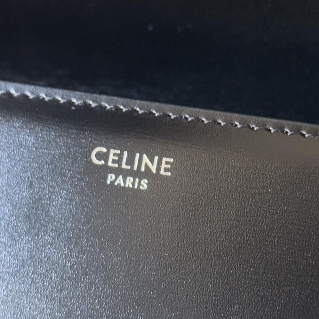 CELIN* TEEN TRIOMPHE BAG - 18.5*13.5*7CM [188423-7] CELINE CHANEL ACCESSORIES LOEWE SHOES LOUIS VUITTON DIRO YSL OTHER BRAND HANDBAGS BALENCIAGA BOTTEGA VENETA GOYARD HERMES BURBERRY VALENTINO GUCCI FENDI MIUMIU CHLOE PRADA BVLGARI SUITCASE NEW ARRIVAL 
