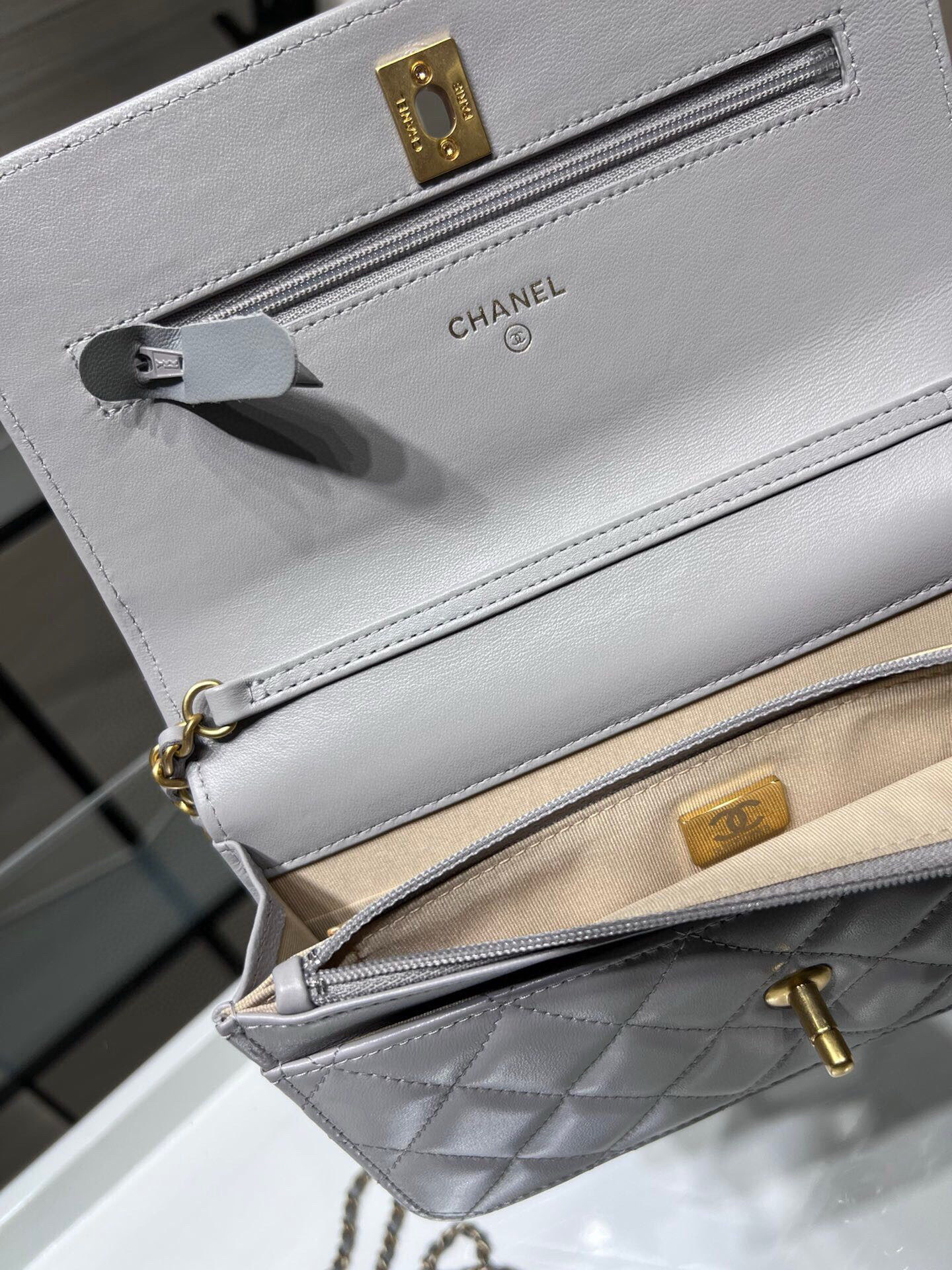 CL WOC - 19CM [AP1450Y-3] CELINE CHANEL ACCESSORIES LOEWE SHOES LOUIS VUITTON DIRO YSL OTHER BRAND HANDBAGS BALENCIAGA BOTTEGA VENETA GOYARD HERMES BURBERRY VALENTINO GUCCI FENDI MIUMIU CHLOE PRADA BVLGARI SUITCASE NEW ARRIVAL 