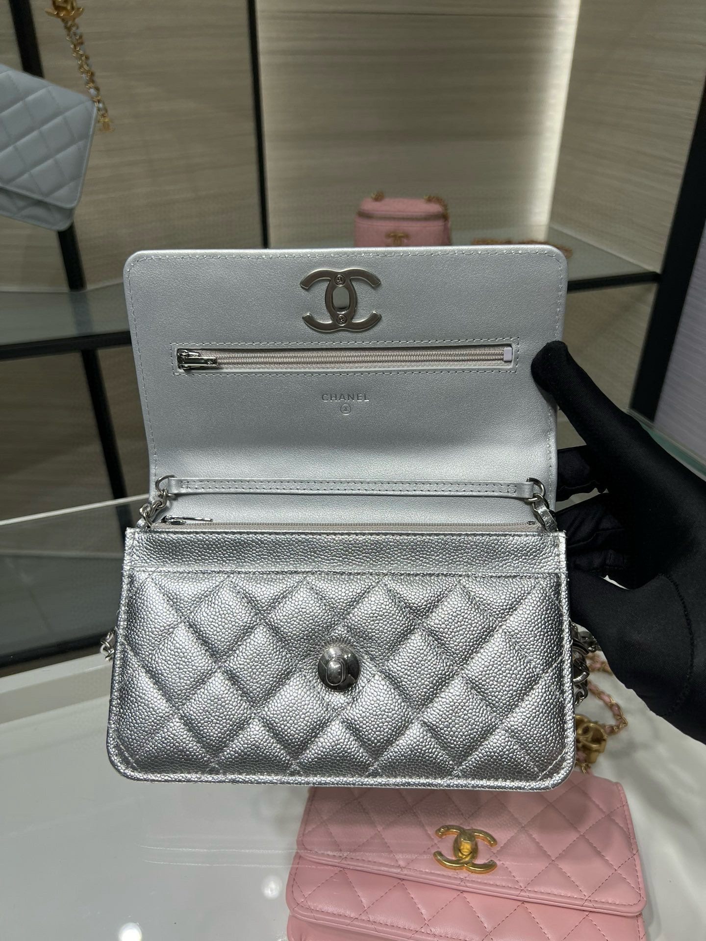 CL 25B WOC - 19CM [C21P9-035150] CELINE CHANEL ACCESSORIES LOEWE SHOES LOUIS VUITTON DIRO YSL OTHER BRAND HANDBAGS BALENCIAGA BOTTEGA VENETA GOYARD HERMES BURBERRY VALENTINO GUCCI FENDI MIUMIU CHLOE PRADA BVLGARI SUITCASE NEW ARRIVAL 