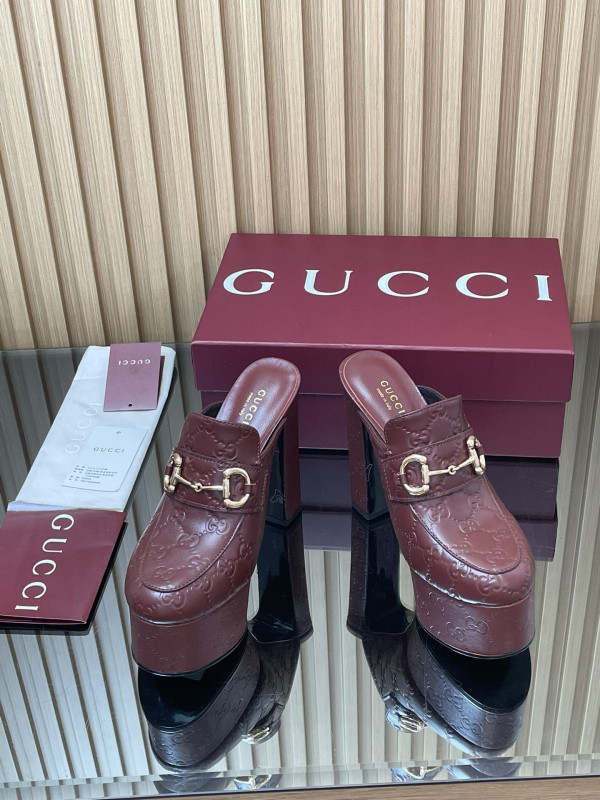 Gucci Women's platform mule with Horsebit -13.5cm [C21P8-075242] CELINE CHANEL ACCESSORIES LOEWE SHOES LOUIS VUITTON DIRO YSL OTHER BRAND HANDBAGS BALENCIAGA BOTTEGA VENETA GOYARD HERMES BURBERRY VALENTINO GUCCI FENDI MIUMIU CHLOE PRADA BVLGARI SUITCASE NEW ARRIVAL 
