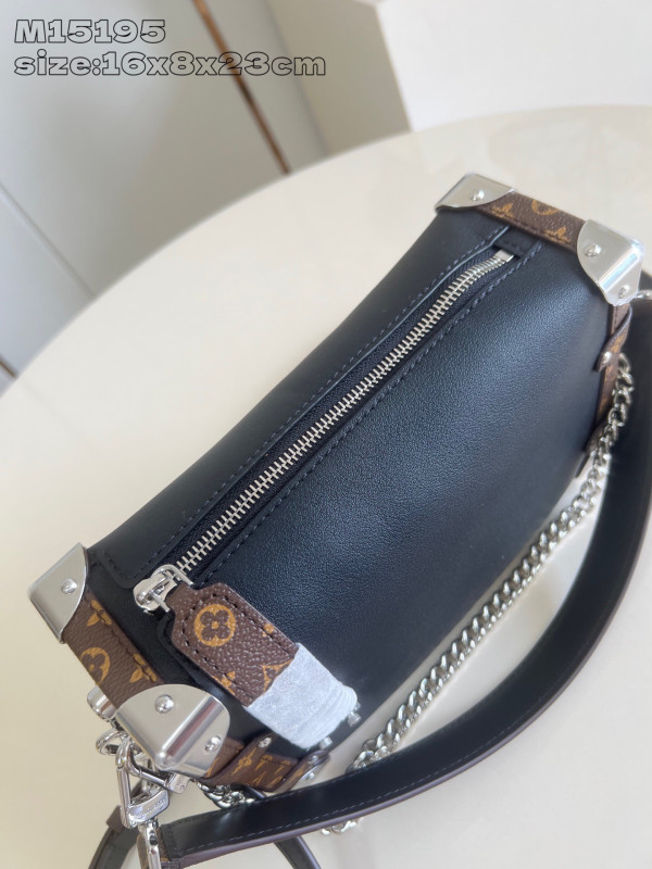 Louis Vuitton Side Trunk Vibe MM - 23.5*16*8.5CM [M15195] CELINE CHANEL ACCESSORIES LOEWE SHOES LOUIS VUITTON DIRO YSL OTHER BRAND HANDBAGS BALENCIAGA BOTTEGA VENETA GOYARD HERMES BURBERRY VALENTINO GUCCI FENDI MIUMIU CHLOE PRADA BVLGARI SUITCASE NEW ARRIVAL 