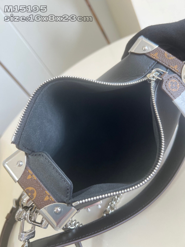 Louis Vuitton Side Trunk Vibe MM - 23.5*16*8.5CM [M15195] CELINE CHANEL ACCESSORIES LOEWE SHOES LOUIS VUITTON DIRO YSL OTHER BRAND HANDBAGS BALENCIAGA BOTTEGA VENETA GOYARD HERMES BURBERRY VALENTINO GUCCI FENDI MIUMIU CHLOE PRADA BVLGARI SUITCASE NEW ARRIVAL 