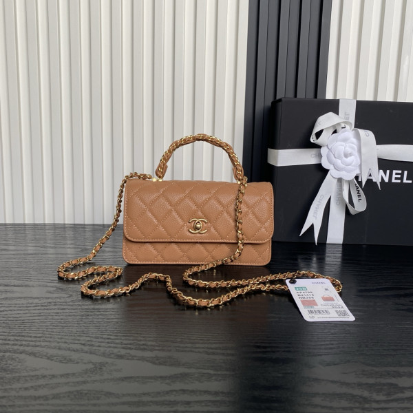 CL FLAP BAG WITH TOP HANDLE -18.5CM [AP4798] CELINE CHANEL ACCESSORIES LOEWE SHOES LOUIS VUITTON DIRO YSL OTHER BRAND HANDBAGS BALENCIAGA BOTTEGA VENETA GOYARD HERMES BURBERRY VALENTINO GUCCI FENDI MIUMIU CHLOE PRADA BVLGARI SUITCASE NEW ARRIVAL 