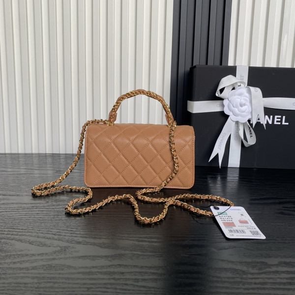 CL FLAP BAG WITH TOP HANDLE -18.5CM [AP4798] CELINE CHANEL ACCESSORIES LOEWE SHOES LOUIS VUITTON DIRO YSL OTHER BRAND HANDBAGS BALENCIAGA BOTTEGA VENETA GOYARD HERMES BURBERRY VALENTINO GUCCI FENDI MIUMIU CHLOE PRADA BVLGARI SUITCASE NEW ARRIVAL 