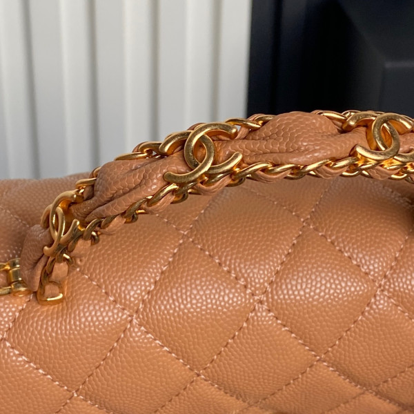 CL FLAP BAG WITH TOP HANDLE -18.5CM [AP4798] CELINE CHANEL ACCESSORIES LOEWE SHOES LOUIS VUITTON DIRO YSL OTHER BRAND HANDBAGS BALENCIAGA BOTTEGA VENETA GOYARD HERMES BURBERRY VALENTINO GUCCI FENDI MIUMIU CHLOE PRADA BVLGARI SUITCASE NEW ARRIVAL 
