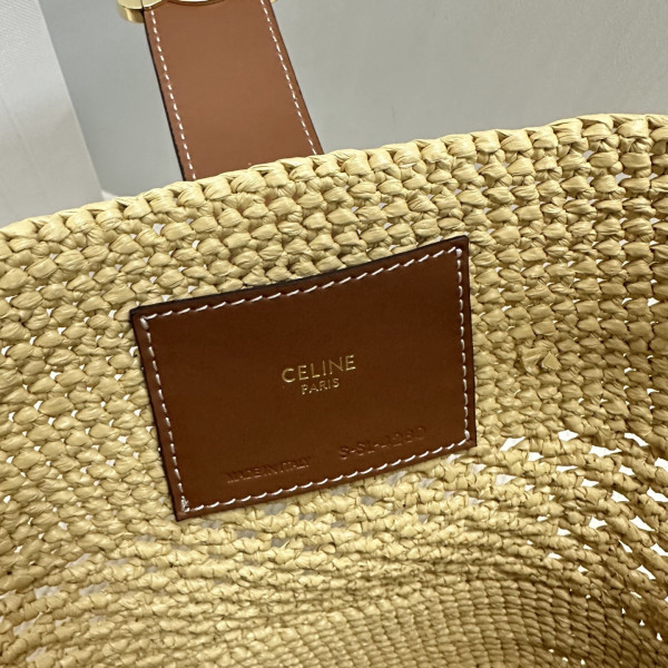 Celine Raffia Bucket Bag - 16-19-12cm [C21N0-035507] CELINE CHANEL ACCESSORIES LOEWE SHOES LOUIS VUITTON DIRO YSL OTHER BRAND HANDBAGS BALENCIAGA BOTTEGA VENETA GOYARD HERMES BURBERRY VALENTINO GUCCI FENDI MIUMIU CHLOE PRADA BVLGARI SUITCASE NEW ARRIVAL 