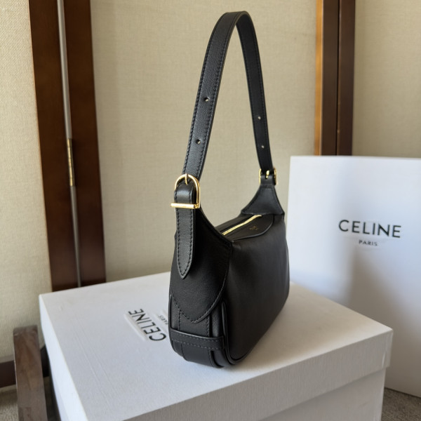 Celin* Mini Romy Shoulder Bag - 19*14*5CM [C21MZ-085021] CELINE CHANEL ACCESSORIES LOEWE SHOES LOUIS VUITTON DIRO YSL OTHER BRAND HANDBAGS BALENCIAGA BOTTEGA VENETA GOYARD HERMES BURBERRY VALENTINO GUCCI FENDI MIUMIU CHLOE PRADA BVLGARI SUITCASE NEW ARRIVAL 