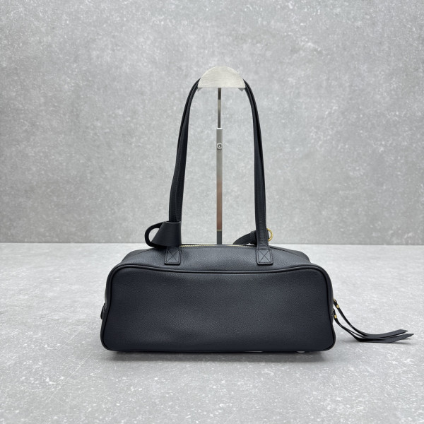 Balenciaga Carrie Bowling Bag - 34*12*12CM [92945] CELINE CHANEL ACCESSORIES LOEWE SHOES LOUIS VUITTON DIRO YSL OTHER BRAND HANDBAGS BALENCIAGA BOTTEGA VENETA GOYARD HERMES BURBERRY VALENTINO GUCCI FENDI MIUMIU CHLOE PRADA BVLGARI SUITCASE NEW ARRIVAL 