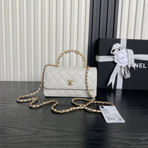 (image for) CL FLAP BAG WITH TOP HANDLE -18.5CM