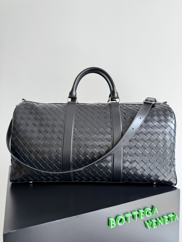 BOTTEGA VENETA Intrecciato Cabin Duffle-50*27*24cm [795287-2] CELINE CHANEL ACCESSORIES LOEWE SHOES LOUIS VUITTON DIRO YSL OTHER BRAND HANDBAGS BALENCIAGA BOTTEGA VENETA GOYARD HERMES BURBERRY VALENTINO GUCCI FENDI MIUMIU CHLOE PRADA BVLGARI SUITCASE NEW ARRIVAL 