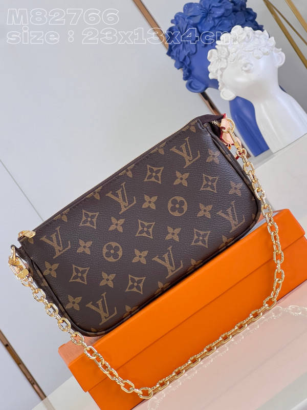 LOUIS VUITTON Pochette Accessoires -13*4*22CM [M82766] CELINE CHANEL ACCESSORIES LOEWE SHOES LOUIS VUITTON DIRO YSL OTHER BRAND HANDBAGS BALENCIAGA BOTTEGA VENETA GOYARD HERMES BURBERRY VALENTINO GUCCI FENDI MIUMIU CHLOE PRADA BVLGARI SUITCASE NEW ARRIVAL 
