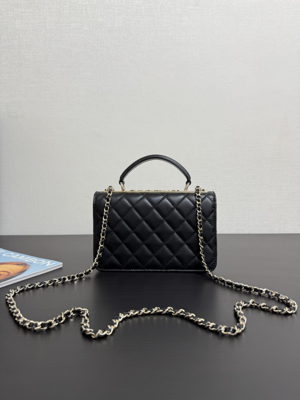 CL trendy CC -18CM [C21MJ-085346] CELINE CHANEL ACCESSORIES LOEWE SHOES LOUIS VUITTON DIRO YSL OTHER BRAND HANDBAGS BALENCIAGA BOTTEGA VENETA GOYARD HERMES BURBERRY VALENTINO GUCCI FENDI MIUMIU CHLOE PRADA BVLGARI SUITCASE NEW ARRIVAL 