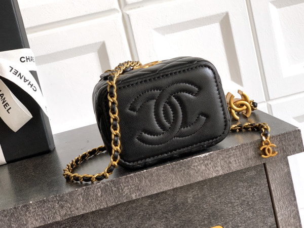 CL VANITY CASE - 11*8.5*7CM [C21MJ-083955] CELINE CHANEL ACCESSORIES LOEWE SHOES LOUIS VUITTON DIRO YSL OTHER BRAND HANDBAGS BALENCIAGA BOTTEGA VENETA GOYARD HERMES BURBERRY VALENTINO GUCCI FENDI MIUMIU CHLOE PRADA BVLGARI SUITCASE NEW ARRIVAL 