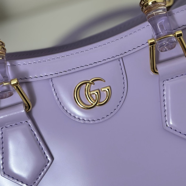 Gucci Diana small tote bag - 20*16*10CM [832936浅紫] CELINE CHANEL ACCESSORIES LOEWE SHOES LOUIS VUITTON DIRO YSL OTHER BRAND HANDBAGS BALENCIAGA BOTTEGA VENETA GOYARD HERMES BURBERRY VALENTINO GUCCI FENDI MIUMIU CHLOE PRADA BVLGARI SUITCASE NEW ARRIVAL 