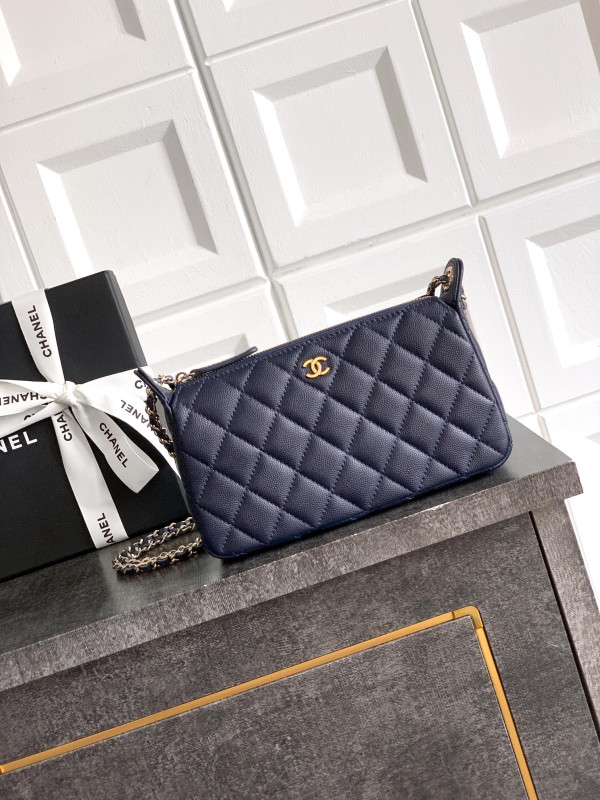 CL Quilted Small Clutch With Chian - 12x21x5.5CM (image for) CL Quilted Small Clutch With Chian - 12x21x5.5CM