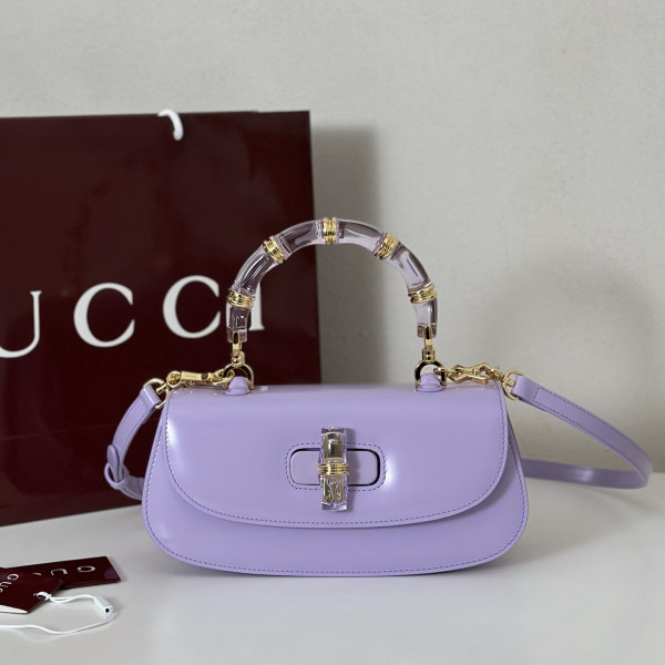Gucci Bamboo Diva medium bag - 26.6*13*8CM (image for) Gucci Bamboo Diva medium bag - 26.6*13*8CM