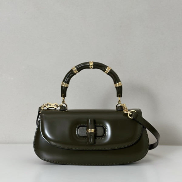 Gucci Bamboo Diva medium bag - 26.6*13*8CM (image for) Gucci Bamboo Diva medium bag - 26.6*13*8CM