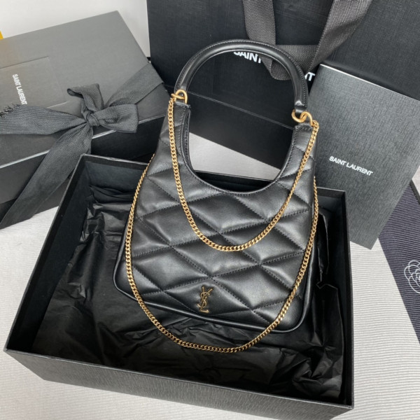 YSL SADE hobo in lambskin - 19x21x4cm [793608] CELINE CHANEL ACCESSORIES LOEWE SHOES LOUIS VUITTON DIRO YSL OTHER BRAND HANDBAGS BALENCIAGA BOTTEGA VENETA GOYARD HERMES BURBERRY VALENTINO GUCCI FENDI MIUMIU CHLOE PRADA BVLGARI SUITCASE NEW ARRIVAL 