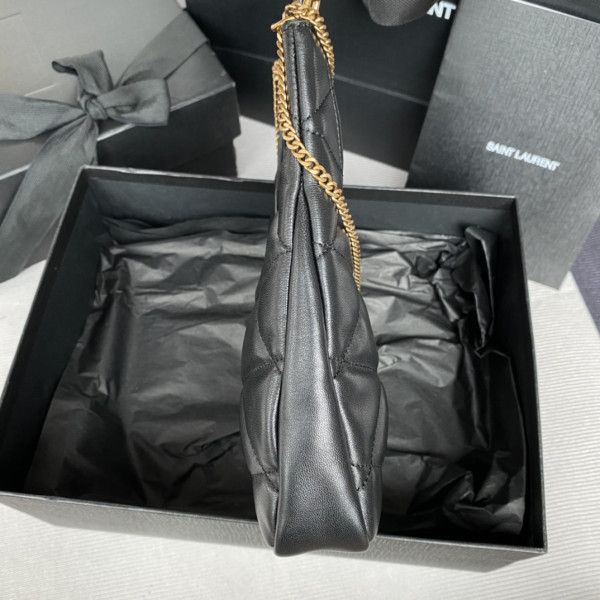 YSL SADE hobo in lambskin - 19x21x4cm [793608] CELINE CHANEL ACCESSORIES LOEWE SHOES LOUIS VUITTON DIRO YSL OTHER BRAND HANDBAGS BALENCIAGA BOTTEGA VENETA GOYARD HERMES BURBERRY VALENTINO GUCCI FENDI MIUMIU CHLOE PRADA BVLGARI SUITCASE NEW ARRIVAL 