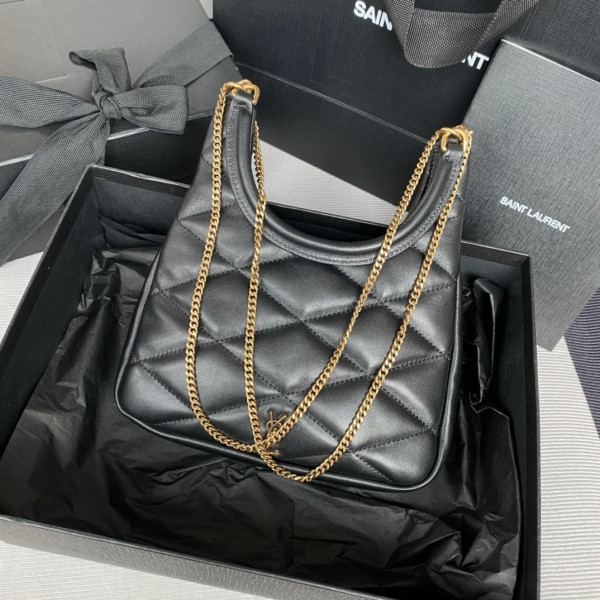 YSL SADE hobo in lambskin - 19x21x4cm [793608] CELINE CHANEL ACCESSORIES LOEWE SHOES LOUIS VUITTON DIRO YSL OTHER BRAND HANDBAGS BALENCIAGA BOTTEGA VENETA GOYARD HERMES BURBERRY VALENTINO GUCCI FENDI MIUMIU CHLOE PRADA BVLGARI SUITCASE NEW ARRIVAL 
