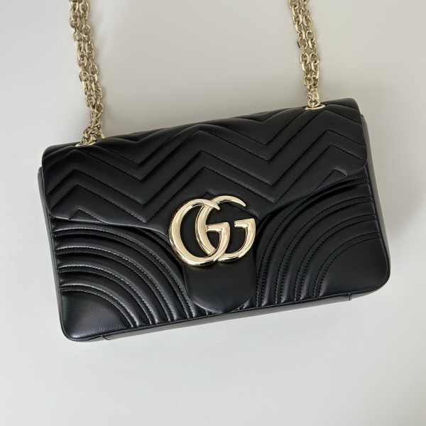 Gucci GG Marmont large shoulder bag - 30.5*18*8CM [838985克色] CELINE CHANEL ACCESSORIES LOEWE SHOES LOUIS VUITTON DIRO YSL OTHER BRAND HANDBAGS BALENCIAGA BOTTEGA VENETA GOYARD HERMES BURBERRY VALENTINO GUCCI FENDI MIUMIU CHLOE PRADA BVLGARI SUITCASE NEW ARRIVAL 