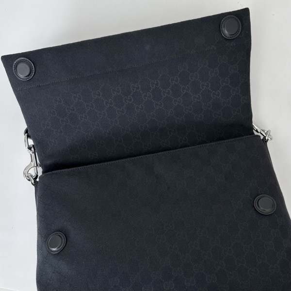 Gucci GG canvas large crossbody bag - 36*25*12CM [C21JP-072411] CELINE CHANEL ACCESSORIES LOEWE SHOES LOUIS VUITTON DIRO YSL OTHER BRAND HANDBAGS BALENCIAGA BOTTEGA VENETA GOYARD HERMES BURBERRY VALENTINO GUCCI FENDI MIUMIU CHLOE PRADA BVLGARI SUITCASE NEW ARRIVAL 