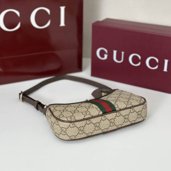 Gucci Ophidia mini shoulder bag - 17.5*11*3.5CM [838465啡胶] CELINE CHANEL ACCESSORIES LOEWE SHOES LOUIS VUITTON DIRO YSL OTHER BRAND HANDBAGS BALENCIAGA BOTTEGA VENETA GOYARD HERMES BURBERRY VALENTINO GUCCI FENDI MIUMIU CHLOE PRADA BVLGARI SUITCASE NEW ARRIVAL 