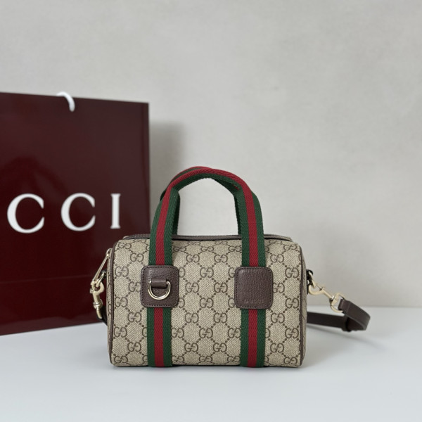 Gucci Mini GG handbag - 20*13*13CM [859975啡胶] CELINE CHANEL ACCESSORIES LOEWE SHOES LOUIS VUITTON DIRO YSL OTHER BRAND HANDBAGS BALENCIAGA BOTTEGA VENETA GOYARD HERMES BURBERRY VALENTINO GUCCI FENDI MIUMIU CHLOE PRADA BVLGARI SUITCASE NEW ARRIVAL 