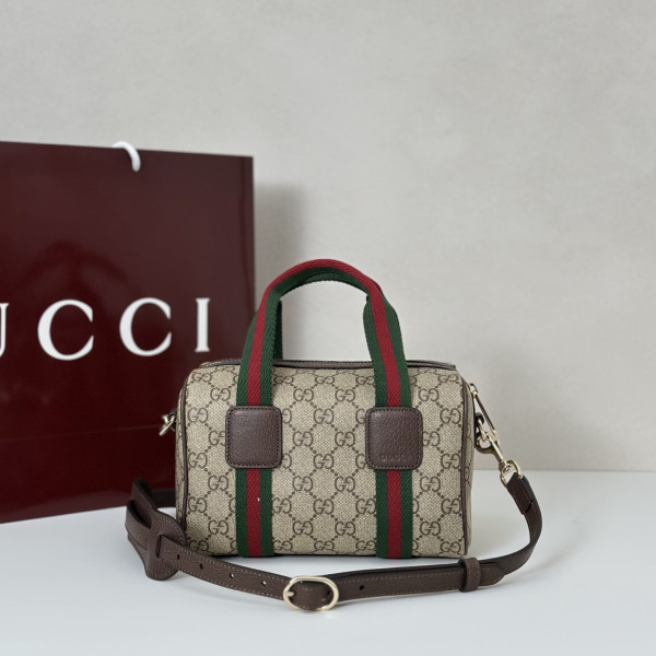 Gucci Mini GG handbag - 20*13*13CM [859975啡胶] CELINE CHANEL ACCESSORIES LOEWE SHOES LOUIS VUITTON DIRO YSL OTHER BRAND HANDBAGS BALENCIAGA BOTTEGA VENETA GOYARD HERMES BURBERRY VALENTINO GUCCI FENDI MIUMIU CHLOE PRADA BVLGARI SUITCASE NEW ARRIVAL 