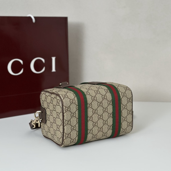 Gucci Mini GG handbag - 20*13*13CM [859975啡胶] CELINE CHANEL ACCESSORIES LOEWE SHOES LOUIS VUITTON DIRO YSL OTHER BRAND HANDBAGS BALENCIAGA BOTTEGA VENETA GOYARD HERMES BURBERRY VALENTINO GUCCI FENDI MIUMIU CHLOE PRADA BVLGARI SUITCASE NEW ARRIVAL 
