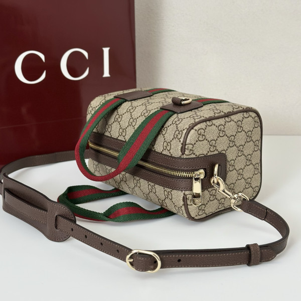 Gucci Mini GG handbag - 20*13*13CM [859975啡胶] CELINE CHANEL ACCESSORIES LOEWE SHOES LOUIS VUITTON DIRO YSL OTHER BRAND HANDBAGS BALENCIAGA BOTTEGA VENETA GOYARD HERMES BURBERRY VALENTINO GUCCI FENDI MIUMIU CHLOE PRADA BVLGARI SUITCASE NEW ARRIVAL 