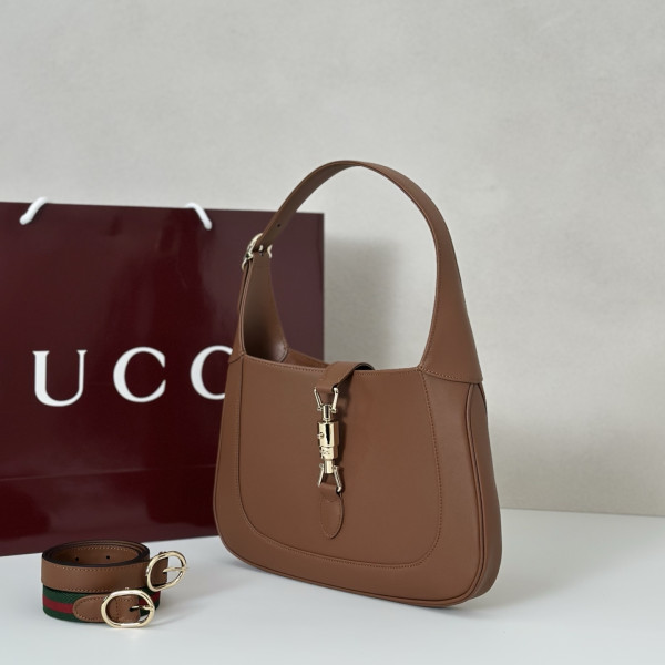 Gucci Jackie 1961 small shoulder bag-27.5*19*4CM [810232棕色] CELINE CHANEL ACCESSORIES LOEWE SHOES LOUIS VUITTON DIRO YSL OTHER BRAND HANDBAGS BALENCIAGA BOTTEGA VENETA GOYARD HERMES BURBERRY VALENTINO GUCCI FENDI MIUMIU CHLOE PRADA BVLGARI SUITCASE NEW ARRIVAL 