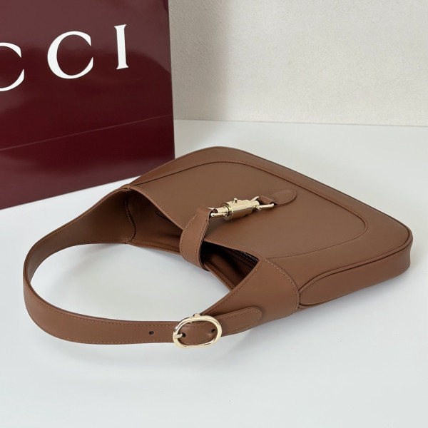 Gucci Jackie 1961 small shoulder bag-27.5*19*4CM [810232棕色] CELINE CHANEL ACCESSORIES LOEWE SHOES LOUIS VUITTON DIRO YSL OTHER BRAND HANDBAGS BALENCIAGA BOTTEGA VENETA GOYARD HERMES BURBERRY VALENTINO GUCCI FENDI MIUMIU CHLOE PRADA BVLGARI SUITCASE NEW ARRIVAL 
