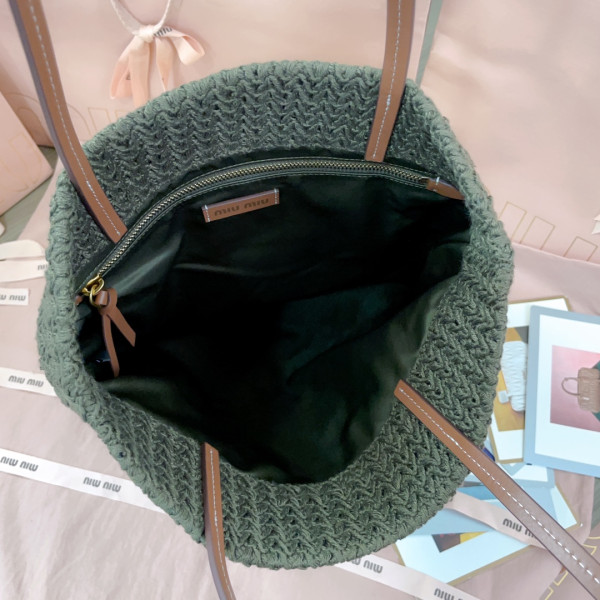 MiuMiu tote bag - 30x38CM [C21JI-080045] CELINE CHANEL ACCESSORIES LOEWE SHOES LOUIS VUITTON DIRO YSL OTHER BRAND HANDBAGS BALENCIAGA BOTTEGA VENETA GOYARD HERMES BURBERRY VALENTINO GUCCI FENDI MIUMIU CHLOE PRADA BVLGARI SUITCASE NEW ARRIVAL 