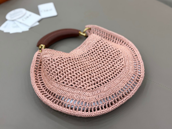 Chloe 25S summer banana hobo bag - 36*21.5*2cm [C21JI-075653] CELINE CHANEL ACCESSORIES LOEWE SHOES LOUIS VUITTON DIRO YSL OTHER BRAND HANDBAGS BALENCIAGA BOTTEGA VENETA GOYARD HERMES BURBERRY VALENTINO GUCCI FENDI MIUMIU CHLOE PRADA BVLGARI SUITCASE NEW ARRIVAL 