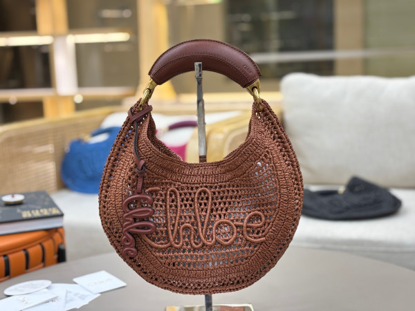 Chloe 25S summer banana hobo bag - 36*21.5*2cm [C21JI-075339] CELINE CHANEL ACCESSORIES LOEWE SHOES LOUIS VUITTON DIRO YSL OTHER BRAND HANDBAGS BALENCIAGA BOTTEGA VENETA GOYARD HERMES BURBERRY VALENTINO GUCCI FENDI MIUMIU CHLOE PRADA BVLGARI SUITCASE NEW ARRIVAL 