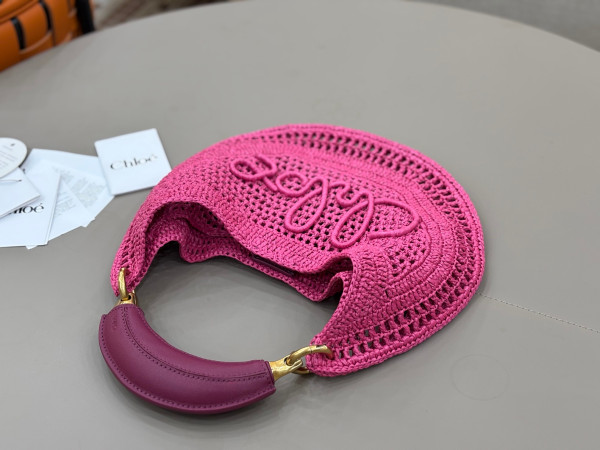 Chloe 25S summer banana hobo bag - 36*21.5*2cm [C21JI-075256] CELINE CHANEL ACCESSORIES LOEWE SHOES LOUIS VUITTON DIRO YSL OTHER BRAND HANDBAGS BALENCIAGA BOTTEGA VENETA GOYARD HERMES BURBERRY VALENTINO GUCCI FENDI MIUMIU CHLOE PRADA BVLGARI SUITCASE NEW ARRIVAL 