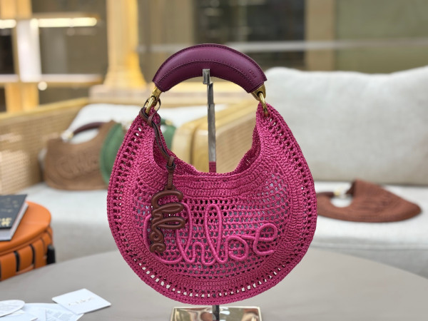 Chloe 25S summer banana hobo bag - 36*21.5*2cm [C21JI-075256] CELINE CHANEL ACCESSORIES LOEWE SHOES LOUIS VUITTON DIRO YSL OTHER BRAND HANDBAGS BALENCIAGA BOTTEGA VENETA GOYARD HERMES BURBERRY VALENTINO GUCCI FENDI MIUMIU CHLOE PRADA BVLGARI SUITCASE NEW ARRIVAL 