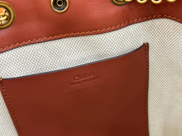 Chloe bracelet backpack in grained leather- 22*20*10.5cm [C21JI-074848] CELINE CHANEL ACCESSORIES LOEWE SHOES LOUIS VUITTON DIRO YSL OTHER BRAND HANDBAGS BALENCIAGA BOTTEGA VENETA GOYARD HERMES BURBERRY VALENTINO GUCCI FENDI MIUMIU CHLOE PRADA BVLGARI SUITCASE NEW ARRIVAL 