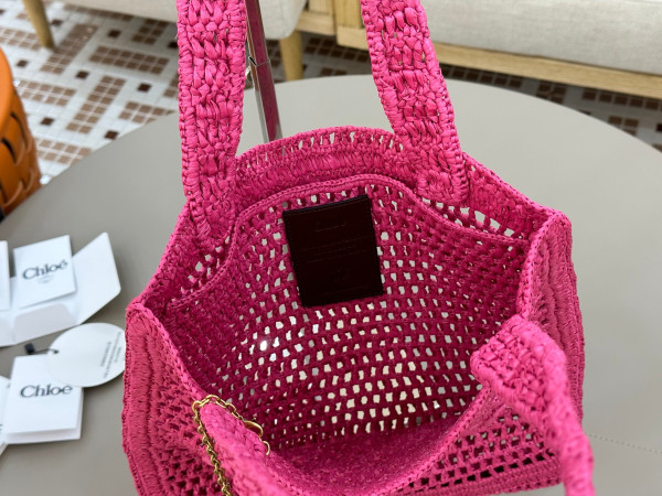 Chloe 25S summer banana tote - 37*33CM [C21JI-073545] CELINE CHANEL ACCESSORIES LOEWE SHOES LOUIS VUITTON DIRO YSL OTHER BRAND HANDBAGS BALENCIAGA BOTTEGA VENETA GOYARD HERMES BURBERRY VALENTINO GUCCI FENDI MIUMIU CHLOE PRADA BVLGARI SUITCASE NEW ARRIVAL 