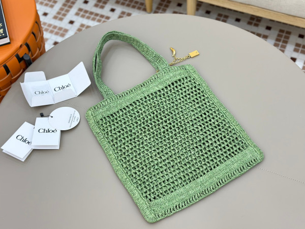 Chloe 25S summer banana tote - 37*33CM [C21JI-073417] CELINE CHANEL ACCESSORIES LOEWE SHOES LOUIS VUITTON DIRO YSL OTHER BRAND HANDBAGS BALENCIAGA BOTTEGA VENETA GOYARD HERMES BURBERRY VALENTINO GUCCI FENDI MIUMIU CHLOE PRADA BVLGARI SUITCASE NEW ARRIVAL 