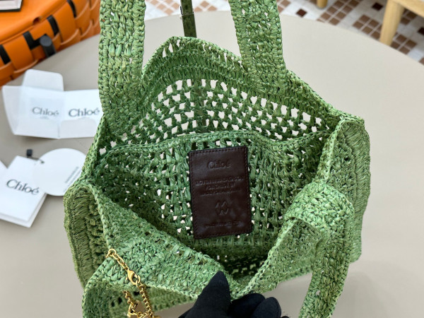 Chloe 25S summer banana tote - 37*33CM [C21JI-073417] CELINE CHANEL ACCESSORIES LOEWE SHOES LOUIS VUITTON DIRO YSL OTHER BRAND HANDBAGS BALENCIAGA BOTTEGA VENETA GOYARD HERMES BURBERRY VALENTINO GUCCI FENDI MIUMIU CHLOE PRADA BVLGARI SUITCASE NEW ARRIVAL 