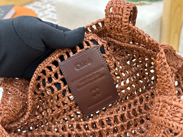 Chloe 25S summer banana tote - 37*33CM [C21JI-073243] CELINE CHANEL ACCESSORIES LOEWE SHOES LOUIS VUITTON DIRO YSL OTHER BRAND HANDBAGS BALENCIAGA BOTTEGA VENETA GOYARD HERMES BURBERRY VALENTINO GUCCI FENDI MIUMIU CHLOE PRADA BVLGARI SUITCASE NEW ARRIVAL 