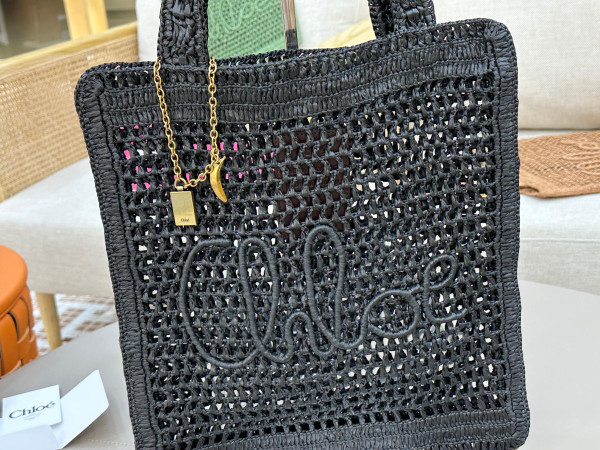 Chloe 25S summer banana tote - 37*33CM [C21JI-073050] CELINE CHANEL ACCESSORIES LOEWE SHOES LOUIS VUITTON DIRO YSL OTHER BRAND HANDBAGS BALENCIAGA BOTTEGA VENETA GOYARD HERMES BURBERRY VALENTINO GUCCI FENDI MIUMIU CHLOE PRADA BVLGARI SUITCASE NEW ARRIVAL 