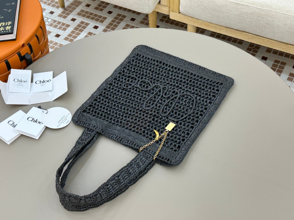 Chloe 25S summer banana tote - 37*33CM [C21JI-073050] CELINE CHANEL ACCESSORIES LOEWE SHOES LOUIS VUITTON DIRO YSL OTHER BRAND HANDBAGS BALENCIAGA BOTTEGA VENETA GOYARD HERMES BURBERRY VALENTINO GUCCI FENDI MIUMIU CHLOE PRADA BVLGARI SUITCASE NEW ARRIVAL 