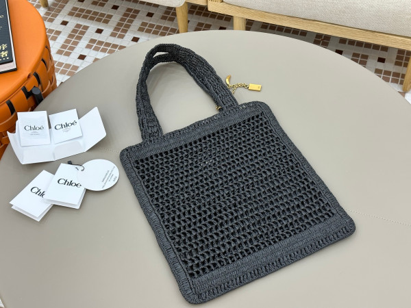 Chloe 25S summer banana tote - 37*33CM [C21JI-073050] CELINE CHANEL ACCESSORIES LOEWE SHOES LOUIS VUITTON DIRO YSL OTHER BRAND HANDBAGS BALENCIAGA BOTTEGA VENETA GOYARD HERMES BURBERRY VALENTINO GUCCI FENDI MIUMIU CHLOE PRADA BVLGARI SUITCASE NEW ARRIVAL 
