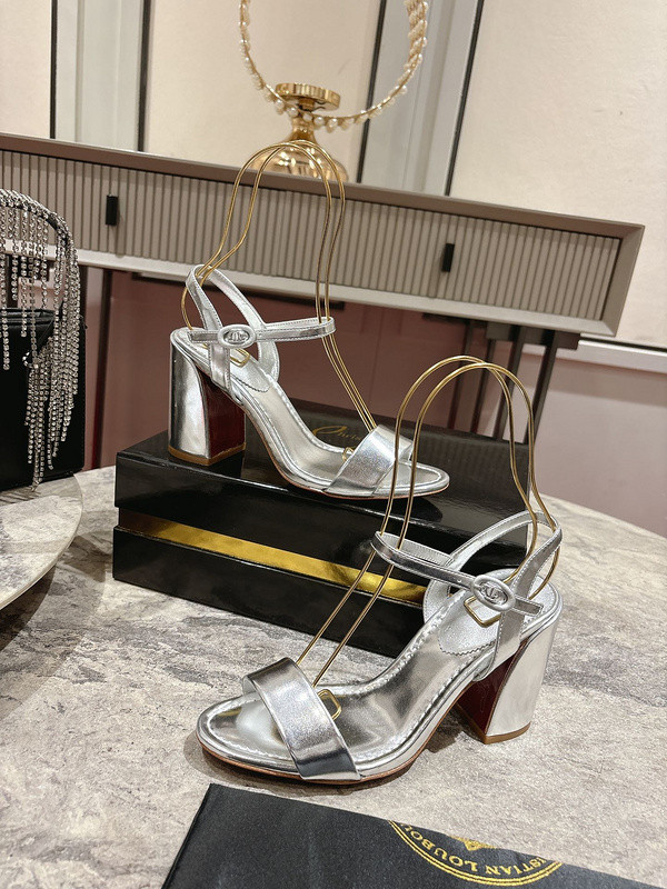 Christian Louboutin heels Sandal - 8.5CM [C21JH-072147] CELINE CHANEL ACCESSORIES LOEWE SHOES LOUIS VUITTON DIRO YSL OTHER BRAND HANDBAGS BALENCIAGA BOTTEGA VENETA GOYARD HERMES BURBERRY VALENTINO GUCCI FENDI MIUMIU CHLOE PRADA BVLGARI SUITCASE NEW ARRIVAL 