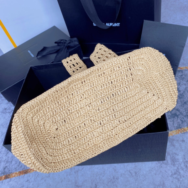 YSL le 5 à 7 supple in raffia crochet and smooth leather [690941] CELINE CHANEL ACCESSORIES LOEWE SHOES LOUIS VUITTON DIRO YSL OTHER BRAND HANDBAGS BALENCIAGA BOTTEGA VENETA GOYARD HERMES BURBERRY VALENTINO GUCCI FENDI MIUMIU CHLOE PRADA BVLGARI SUITCASE NEW ARRIVAL 