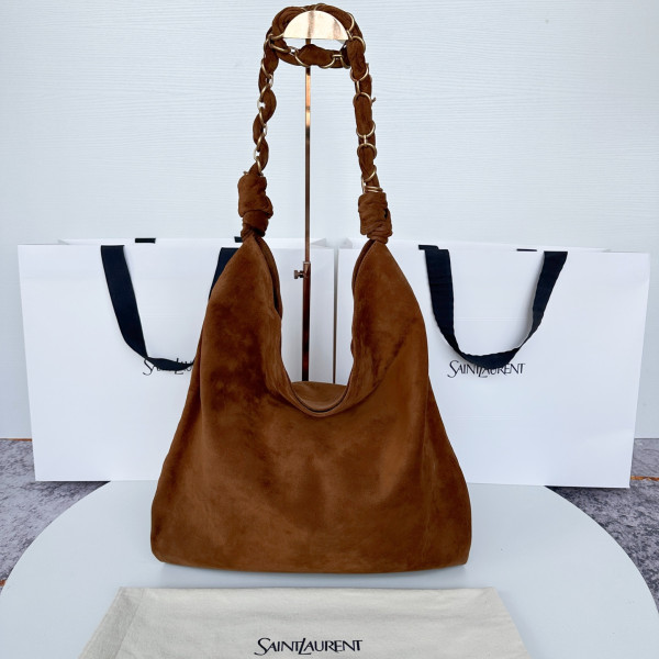 YSL amalia in suede - 40×50×1cm [834750] CELINE CHANEL ACCESSORIES LOEWE SHOES LOUIS VUITTON DIRO YSL OTHER BRAND HANDBAGS BALENCIAGA BOTTEGA VENETA GOYARD HERMES BURBERRY VALENTINO GUCCI FENDI MIUMIU CHLOE PRADA BVLGARI SUITCASE NEW ARRIVAL 