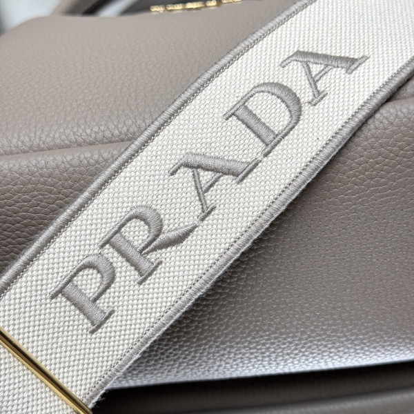 Prada Small leather bag - 23*21*10CM [1BC145-2] CELINE CHANEL ACCESSORIES LOEWE SHOES LOUIS VUITTON DIRO YSL OTHER BRAND HANDBAGS BALENCIAGA BOTTEGA VENETA GOYARD HERMES BURBERRY VALENTINO GUCCI FENDI MIUMIU CHLOE PRADA BVLGARI SUITCASE NEW ARRIVAL 